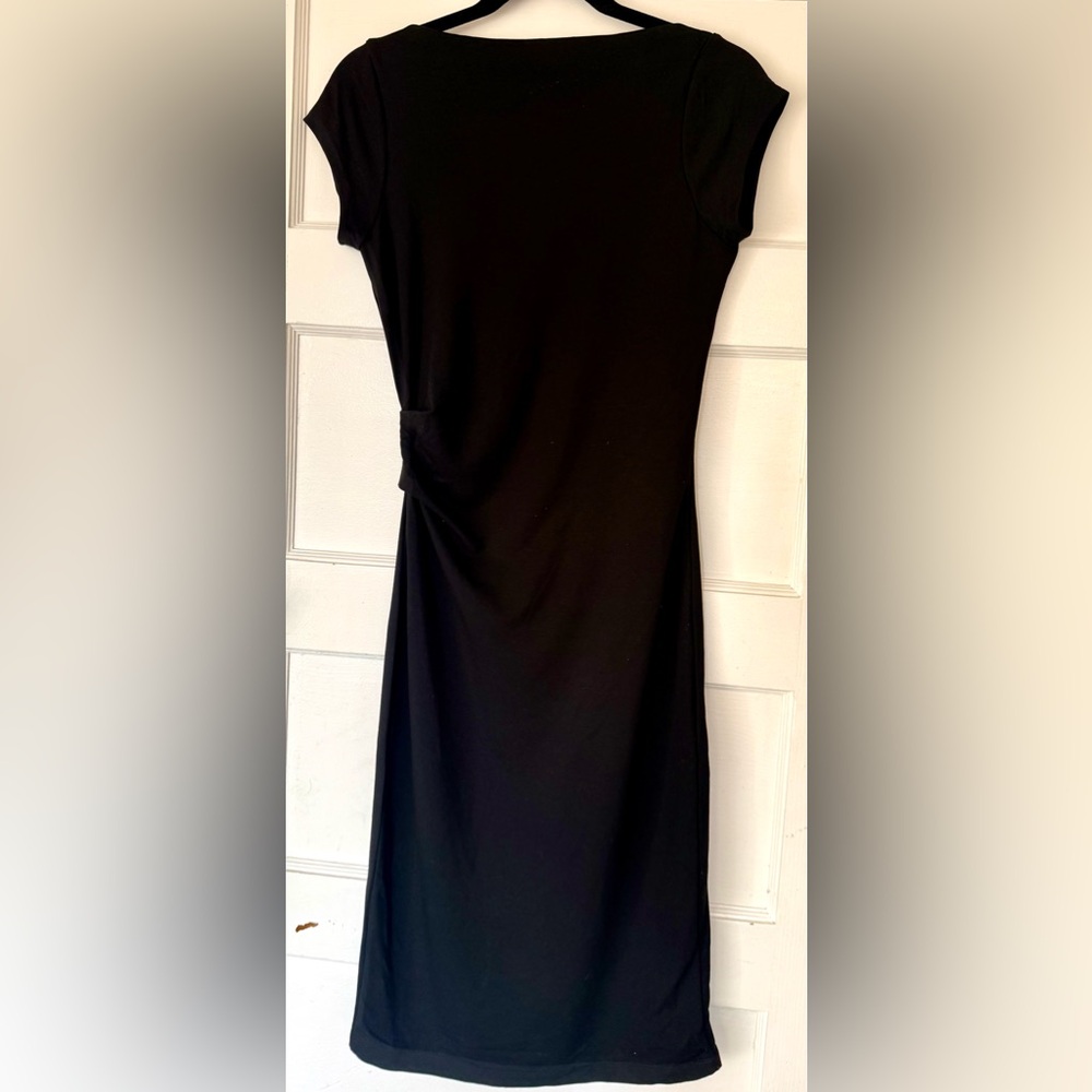 Chic Black Midi Dress for Women